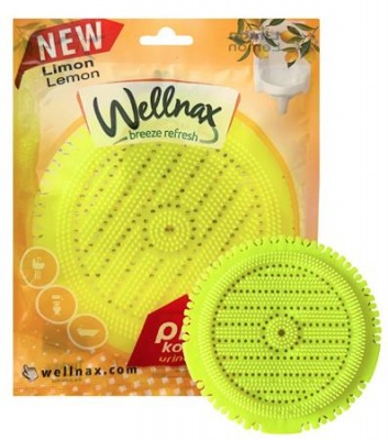 Piszoár illatosító rács, 50 g, "Wellnax", citrom